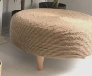 Upcycle edilmiş avtomobil təkərlərindən hazırlanmış mebel dəsti və — 3