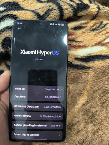 ucuz smartfonlar: Poco X6 Pro, 512 GB, rəng - Qara, Sensor — 2