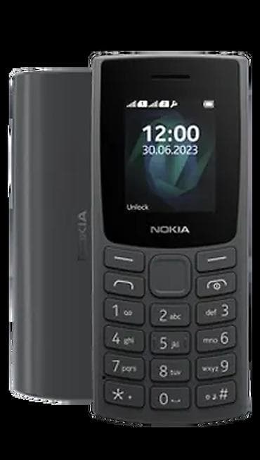 telefon nokia: Nokia < 2 GB Memory Capacity, rəng - Qara, Düyməli — 1