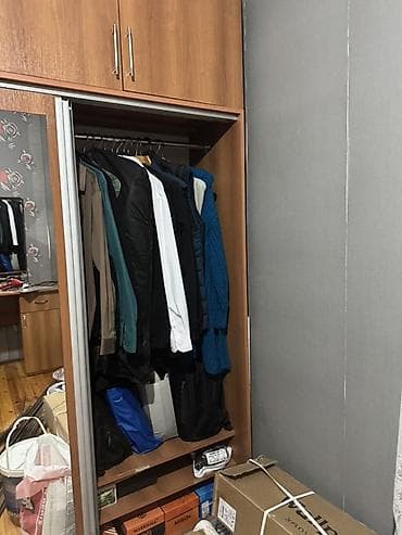 himalay duzu: Geniş paltar dolabı – sürgülü qapılı, güzgülü model - Material: taxta — 2