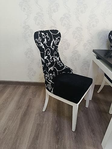 Masalar: Mətbəx üçün, Açılmayan, Dördbucaq masa, 6 stul — 4