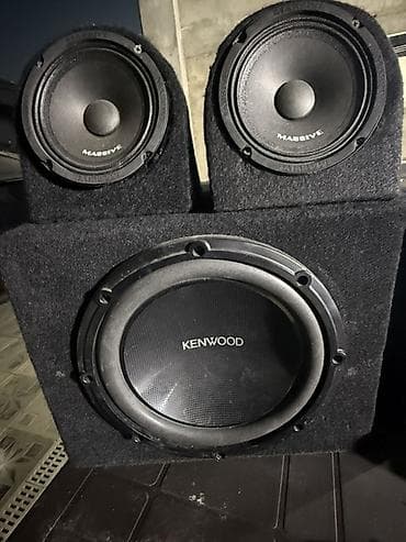 panel kamera: Avtomobil üçün səs sistemi komplekti - Subwoofer: Kenwood bas dinamik — 3