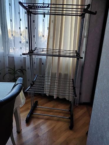 qara ikra: Çoxsəviyyəli paltarqurudan stend Təzədir əladır 3 mərtəbə 2 tərəfli — 3