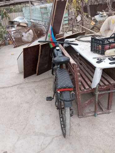 surucu şəksi yuk maşını: Benzin mühərrikli velosiped üstünə pul qoyulmalıdır düzəlsin barter — 5