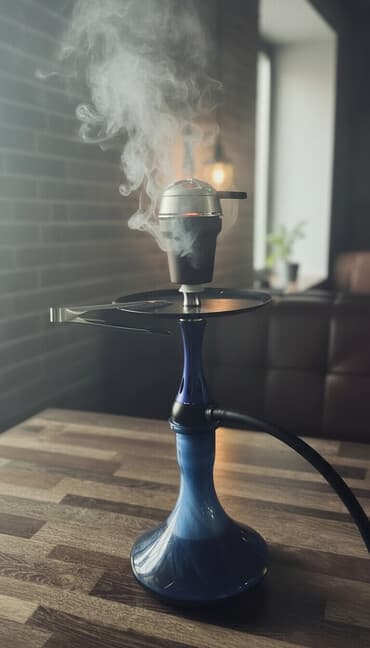 qara mum losyonu: Alfa Hookah nargilə komplekti - Brend: Alpha Hookah (lövhədə loqo — 1