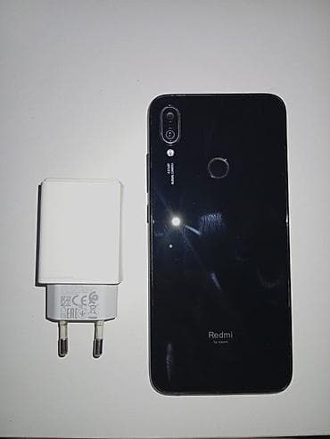 redmi not9: Redmi Note 7, 64 GB, rəng - Qara, Barmaq izi — 1