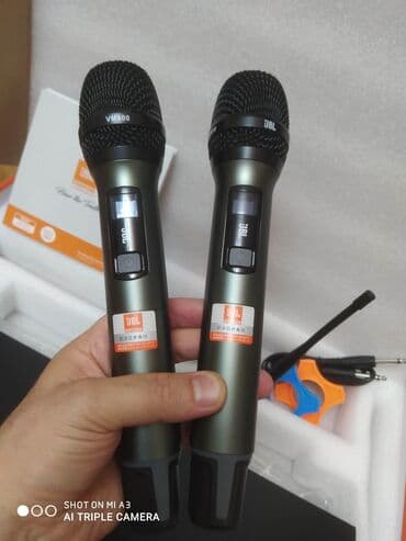 şur mikrafon: JBL VM800 Harman Mikrafon orginal microphone Party box dinamikler ucun — 5