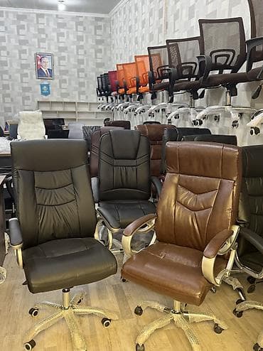 bolt bas ofis elaqe: Yeni, Təkərli, Qolları tənzimlənmir, Dəri — 1