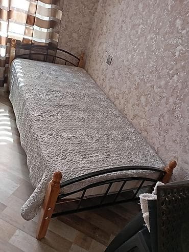 matras dosek: İşlənmiş, Təknəfərlik çarpayı, Bazasız, Matras ilə, Siyirməsiz, Azərbaycan — 1