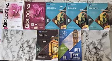 Книги и журналы: Məktəb dərslikləri hərəsi 2 azn Test kitabları hərəsi 5 azn Kitablar — 2