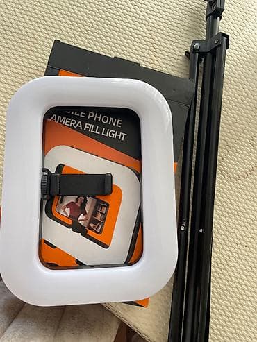 işıq qiyməti: E-30 Mobile Phone Camera Fill Light - Mobil telefon üçün kvadrat — 2