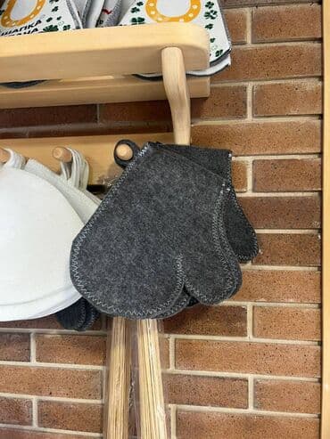 ведро для бани: Sauna papaqı sauna üçün papaq,əlcək — 6