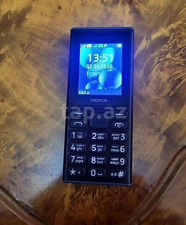 ekran şekli: Nokia < 2 GB Memory Capacity, rəng - Qara, Düyməli — 2