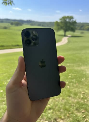 iphone ehtiyat: IPhone 12 Pro Max, 256 GB, Starlight, Zəmanət, Face ID — 1