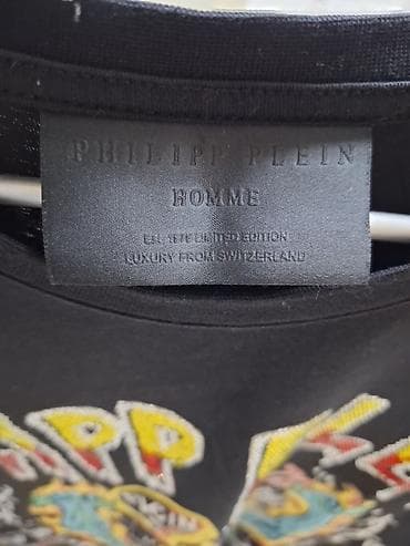 nabi z8: Philipp Plein kişi T‑şörtü - Rəng: qara - Stil: qrafik/rok ilhamlı — 3