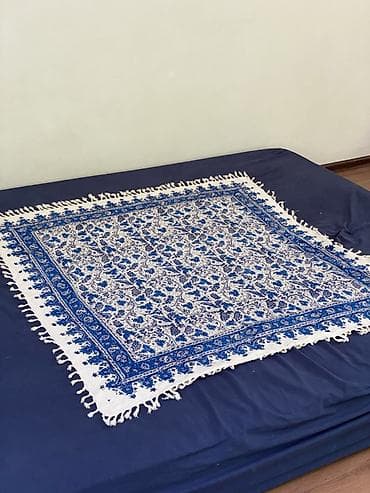 iran peçi ucuz: Yeni rəng - Mavi Pambıq Süfrə, Ünvandan götürmə, Ödənişli çatdırılma — 1