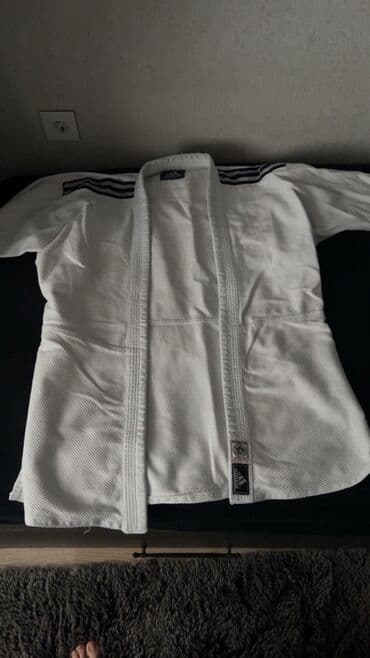 adidas kişi: İdman dəsti, Adidas, L, rəng - Ağ — 1