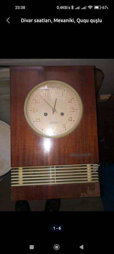 старинные напольные часы для дома: Divar Mexaniki Əntiq saat Raketa, 1948 il — 2