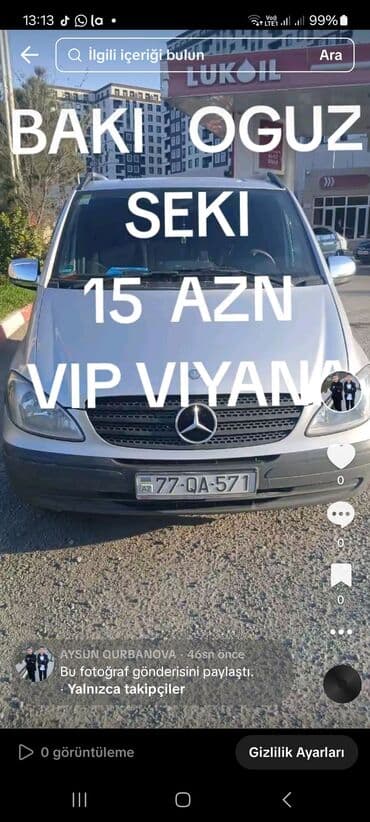 почасовая няня в баку: OGUZ BAKI SEKI 15 AZN RAYONLARA ISTIRAHET ZONALARINA SIFARIS MASIN — 1