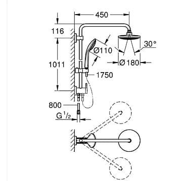 grohe: Grohe Euphoria System – duş dəsti - Brend: Grohe - Seriya: Euphoria — 6