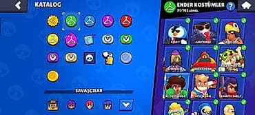 brawl stars tortu: Brawl hesabi 94 karakter 1 ultra efsanevi karakter 13 efsanevi — 7