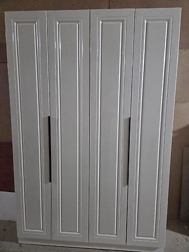 wkaflar: 4 qapılı, Siyirməli, Ağ, Digər material, Açılan, Düz dolab — 1