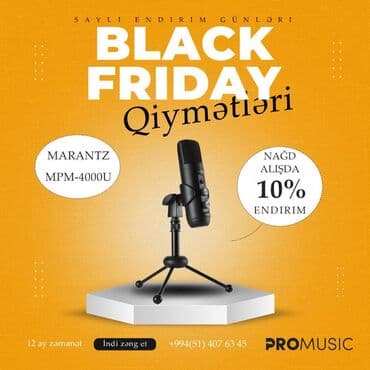 mikrafon pc: Marantz Pro MPM-4000U ( USB Studio mikrofonu Marantz studio — 1