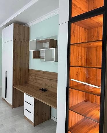 restoran masa: Sifarişlə mətbəx dəsti, Özü çəkən petlələr, MDF, Kredit var, Pulsuz çatdırılma — 9