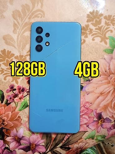 iphone 16 dubay: Samsung Galaxy A32, 128 GB, rəng - Mavi, Qırıq — 1