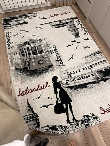 Строительные леса: İstanbul temalı xalça - Dizayn: İstanbulun simvolları – retro — 3