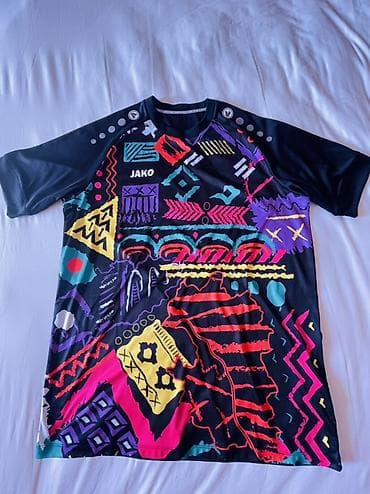 Futbolka, Jako, XL, rəng - Qara — 1