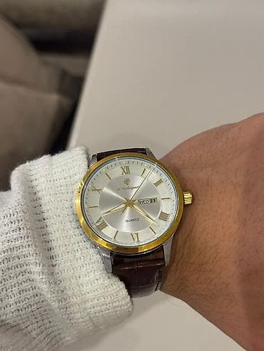 elektron saat satisi: Qol saatı, rəng - Qəhvəyi — 1