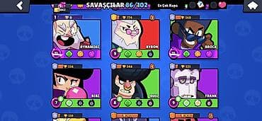 Brawl Stars hesabı (Supercell) – güclü və zəngin kolleks - Kupa: 31 — 4
