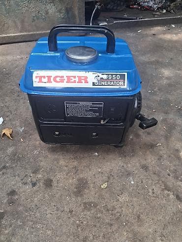 Tiger TG950 benzinli generator + daşınan hava kompressoru çənləri