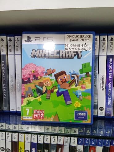 купить диск майнкрафт на пс4: PS5 üçün Minecraft diski - Platforma: PlayStation 5 - — 1