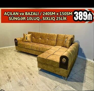 quxna divanı: Künc divan, Yeni, Açılan, Bazalı, Parça, Şəhərdaxili pulsuz çatdırılma — 8