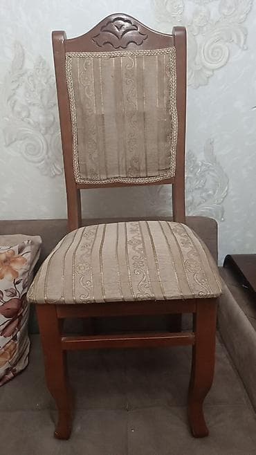 Qonaq otağı üçün, Qatlanmayan, rəng - Bej Stul — 1