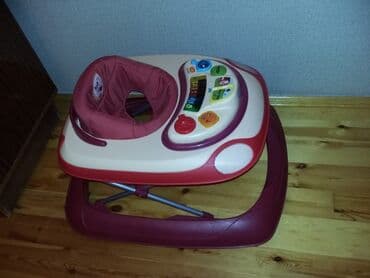 əsalar: Chicco uşaq gəzdirəni (yorğac). Rəng: bordo/qırmızı- krem. Yumşaq — 2