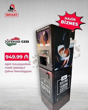 Jofemar G335 avtomat qəhvə aparatı - Hazır biznes konsepti üçün — 1