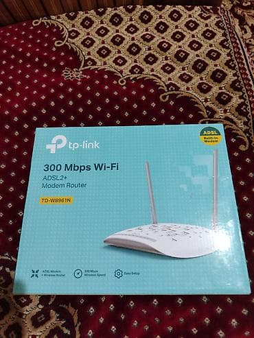 redmi mi 11 t: TP-Link TD-W8961N ADSL2+ Modem Router - Wi‑Fi sürəti: 300 Mbps (2.4 — 1
