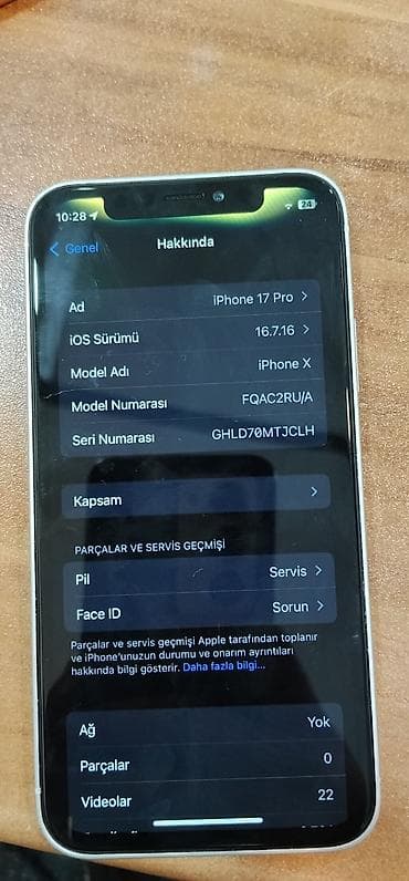 apple macbook: IPhone X, 64 GB, Narıncı, Face ID — 4