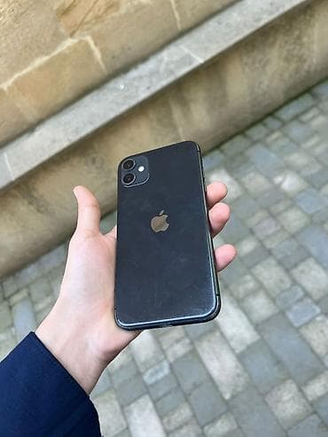 islenmis xaladelnikler: IPhone 11, 128 GB, Qara, Face ID — 2