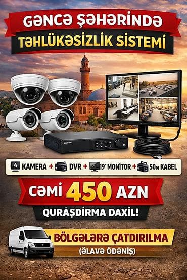 Tehlukesizlik kamera sisteminin quraşdırılması Tehlukesizlik