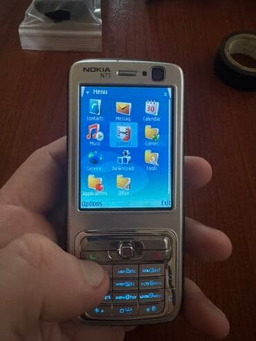nokia n73 5g qiymeti: Nokia N73, rəng - Gümüşü, Düyməli — 7