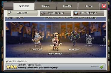 Digər: Clash of Clans hesabı – Orijinal Supercell ID-lə bağlı profil - Şəhər — 6