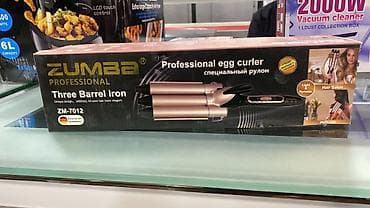 Краны водонагреватели: ZUMBA Professional Three Barrel Iron (ZM-7012) – saçlara sürətli və — 1