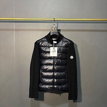 Üst geyimləri: Moncler hibrid kişi jaketi Qara və Yaşıl Bütün Ölçülər Var! Zeng edib — 2