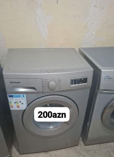 Sharp paltaryuyan maşın – ön yükləmə, gümüşü rəng. Xüsusiyyətlər: - lalafo.az -da Sharp paltaryuyan maşın – ön yükləmə, gümüşü rəng. Xüsusiyyətlər: -