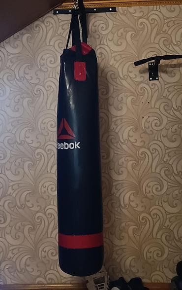 mma əlcəyi: Reebok brendinin asma boks kisəsi - Rəng: tünd göy/qara korpus — 1