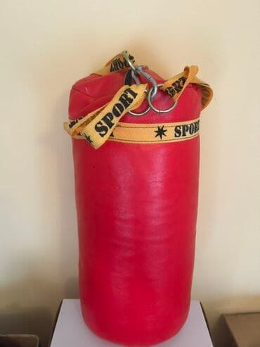 boks kisə: Qırmızı boks kisəsi - Material: Sintetik dəri xarici örtük, sıx — 2